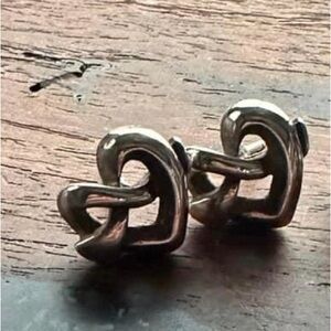 James Avery heart earrings